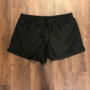 Kona Sol Women’s Plus Size Drawstring Black Swim Shorts 20 / 22